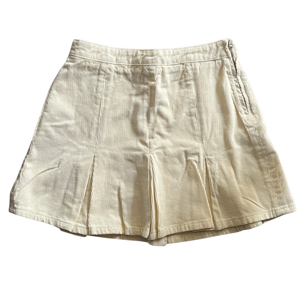 $59ea BOGO FREE Urban Outfitters corduroy 1Small+1Med mini skirts in ivory
